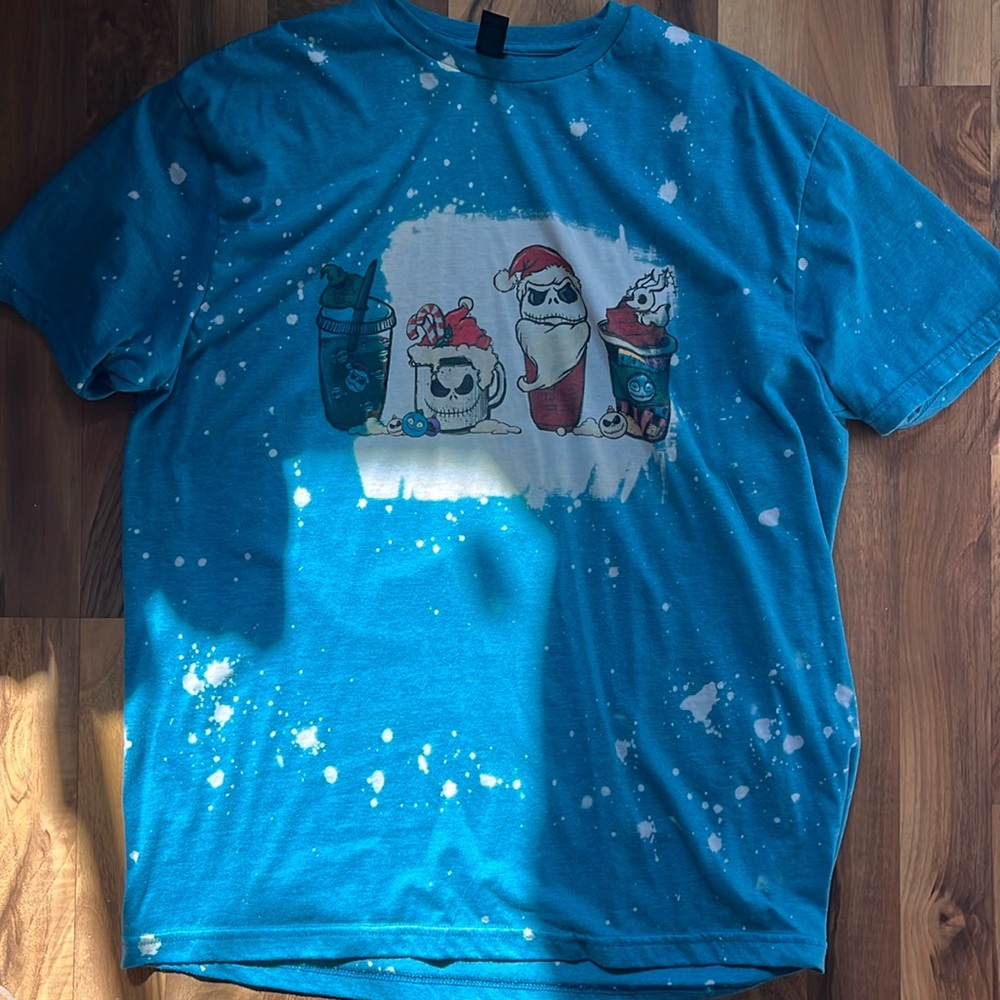 XL women’s short sleeve nightmare before christmas shirt